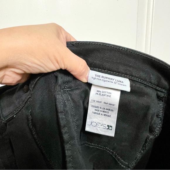 New Joe’s The Runway Luna Womens High Rise Dark Wash Cigarette Jeans Size 28 - Picture 8 of 10